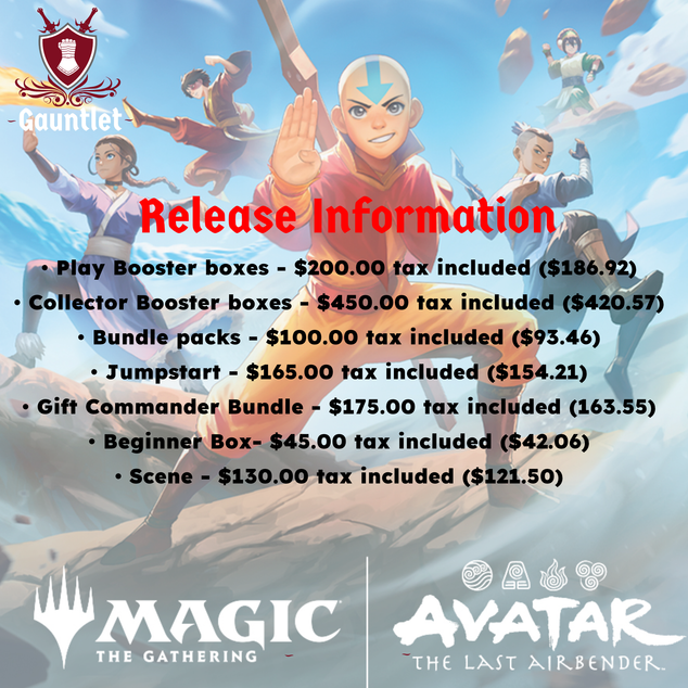 Avatar Prerelease Information