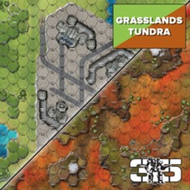 Battletech Battlemat: Tundra / Grasslands E Battlemat