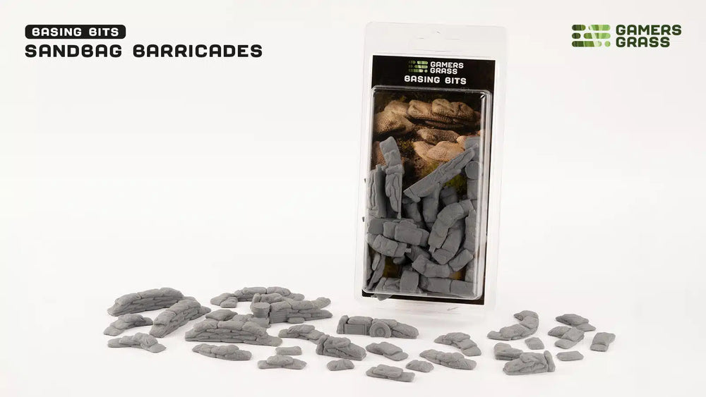 GamersGrass Basing Bits: Sandbag Barricades
