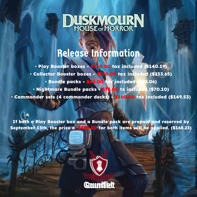 Duskmourn Prerelease!