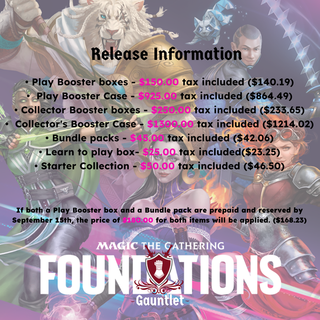 Foundation Release Information