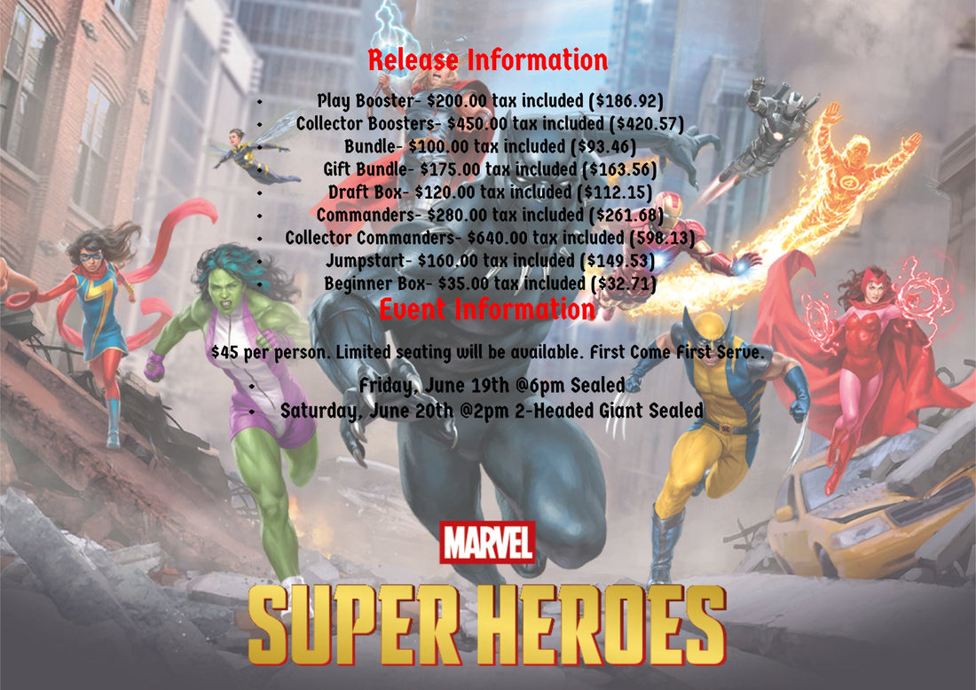 Marvel Super Heroes Preorder