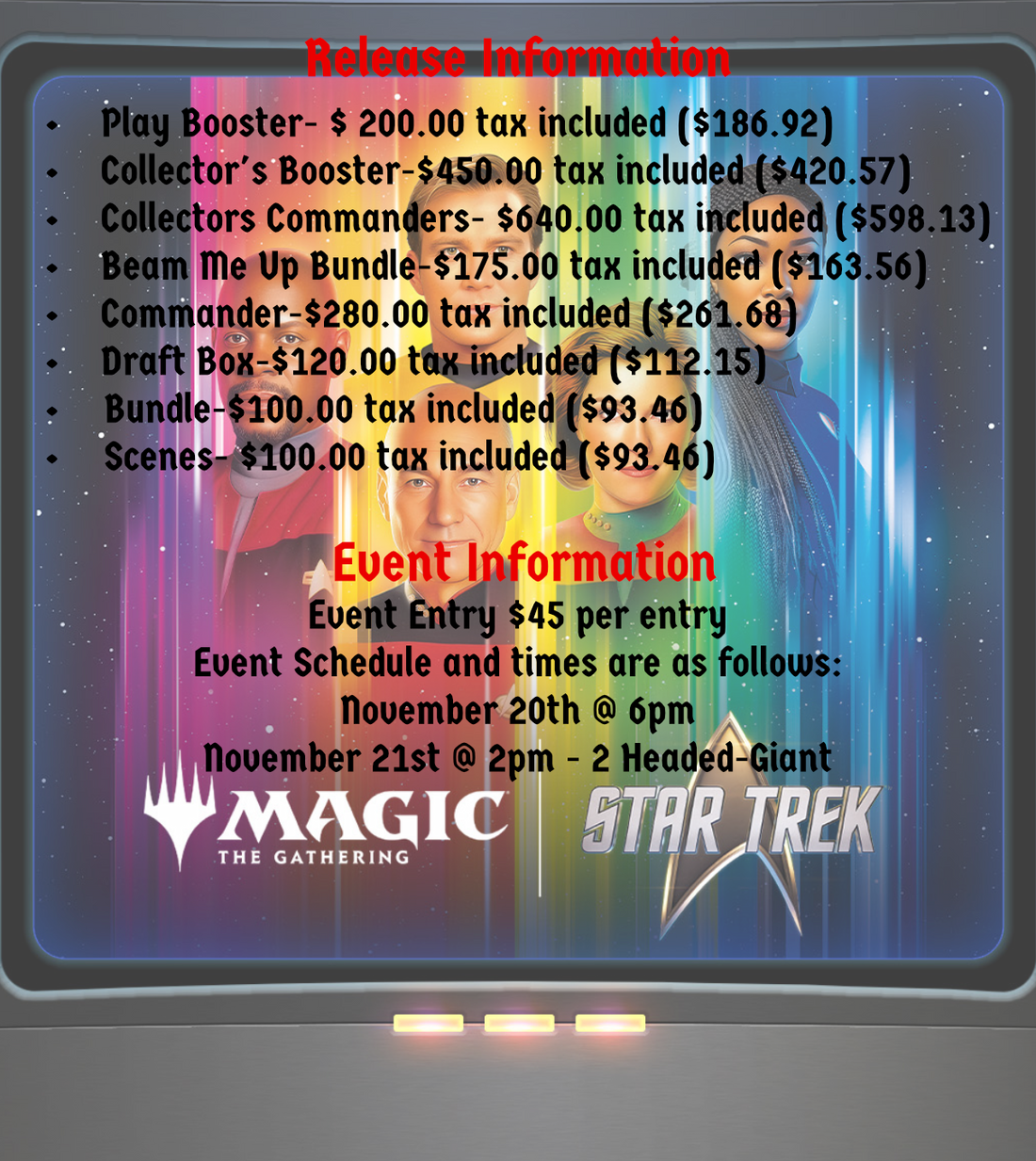 Star Trek Release Information