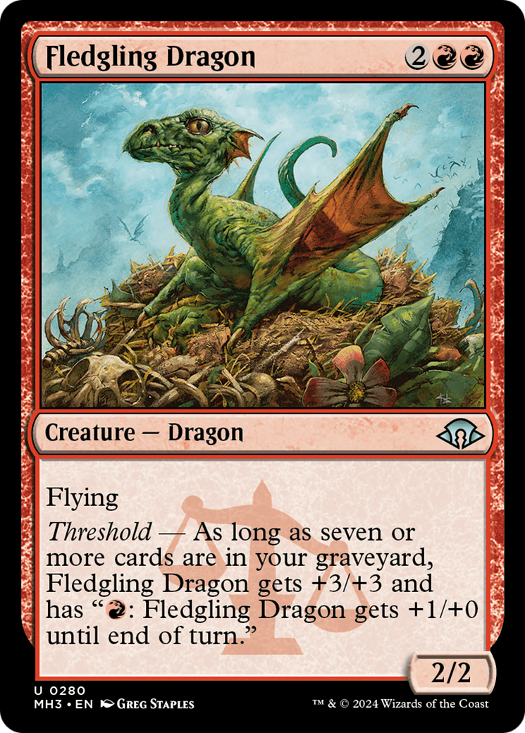 Fledgling Dragon [Modern Horizons 3] | Gauntlet Hobbies - Angola