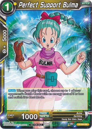 Perfect Support Bulma (Non-Foil) (P-034) [Promotion Cards] | Gauntlet Hobbies - Angola
