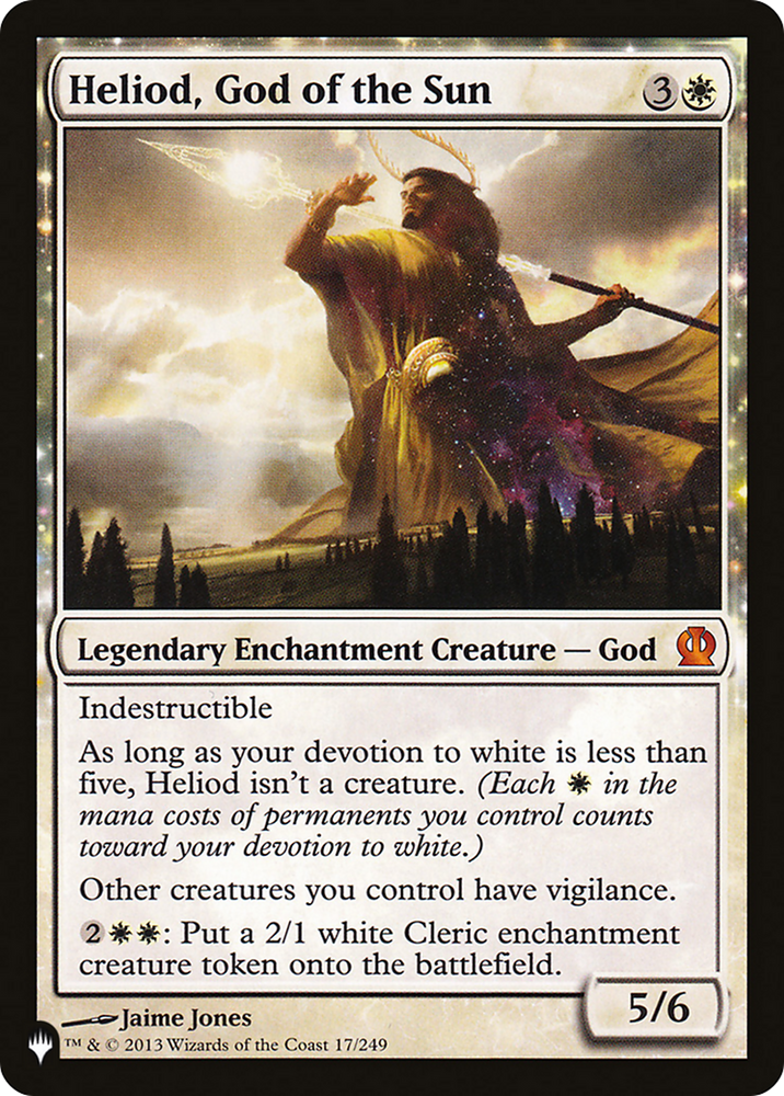 Heliod, God of the Sun [The List]