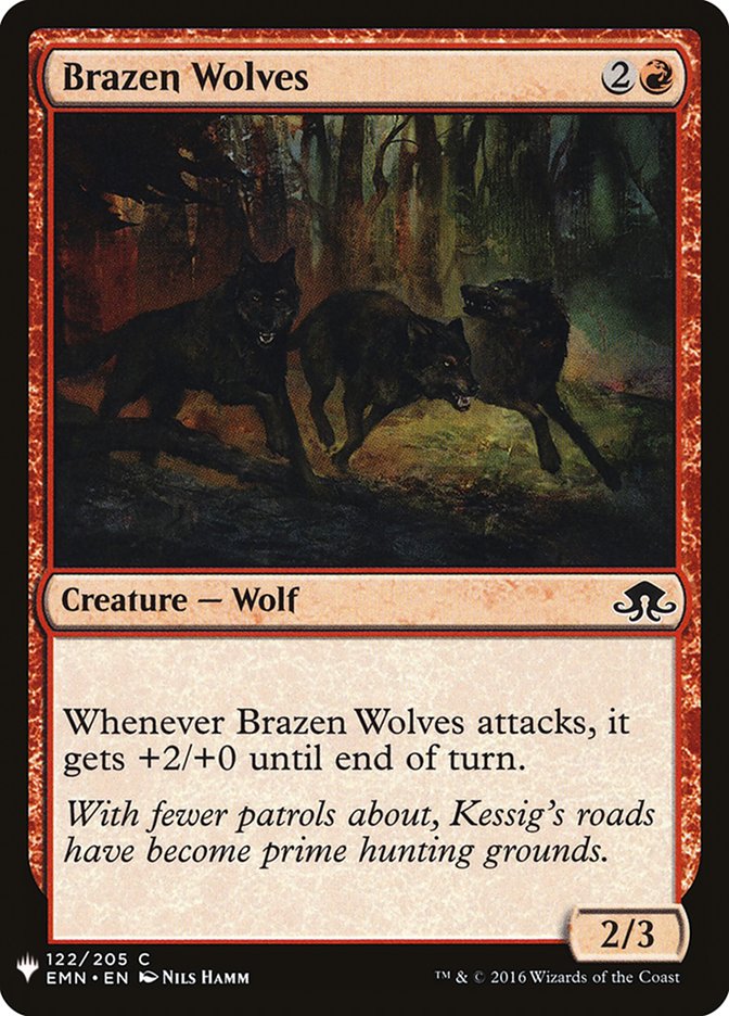 Brazen Wolves [Mystery Booster] | Gauntlet Hobbies - Angola
