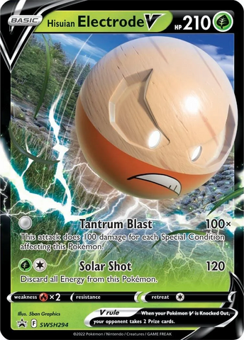 Hisuian Electrode V (SWSH294) [Sword & Shield: Black Star Promos]