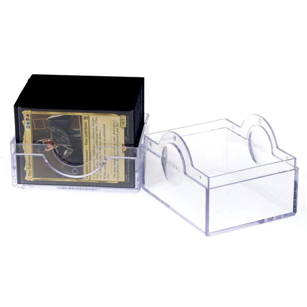 BCW Prism Deck Case - Polished - Crystal Clear