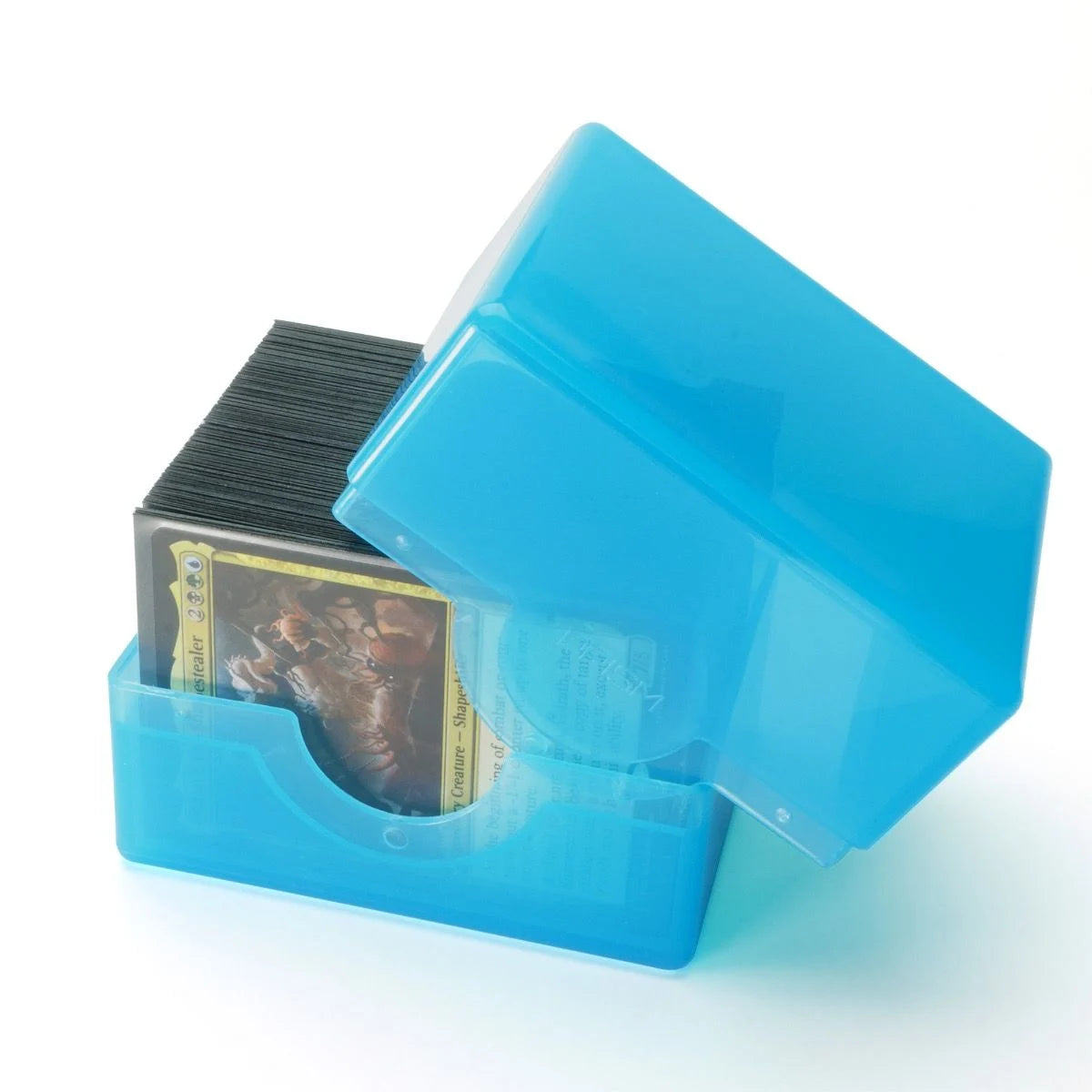 BCW Prism Deck Case - Polished - Electric Blue | Gauntlet Hobbies - Angola