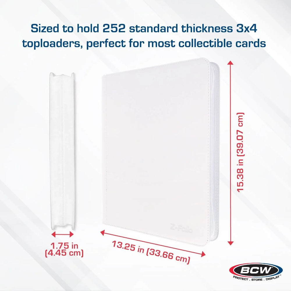 BCW Z-Folio 9 Pkt Topload Binder