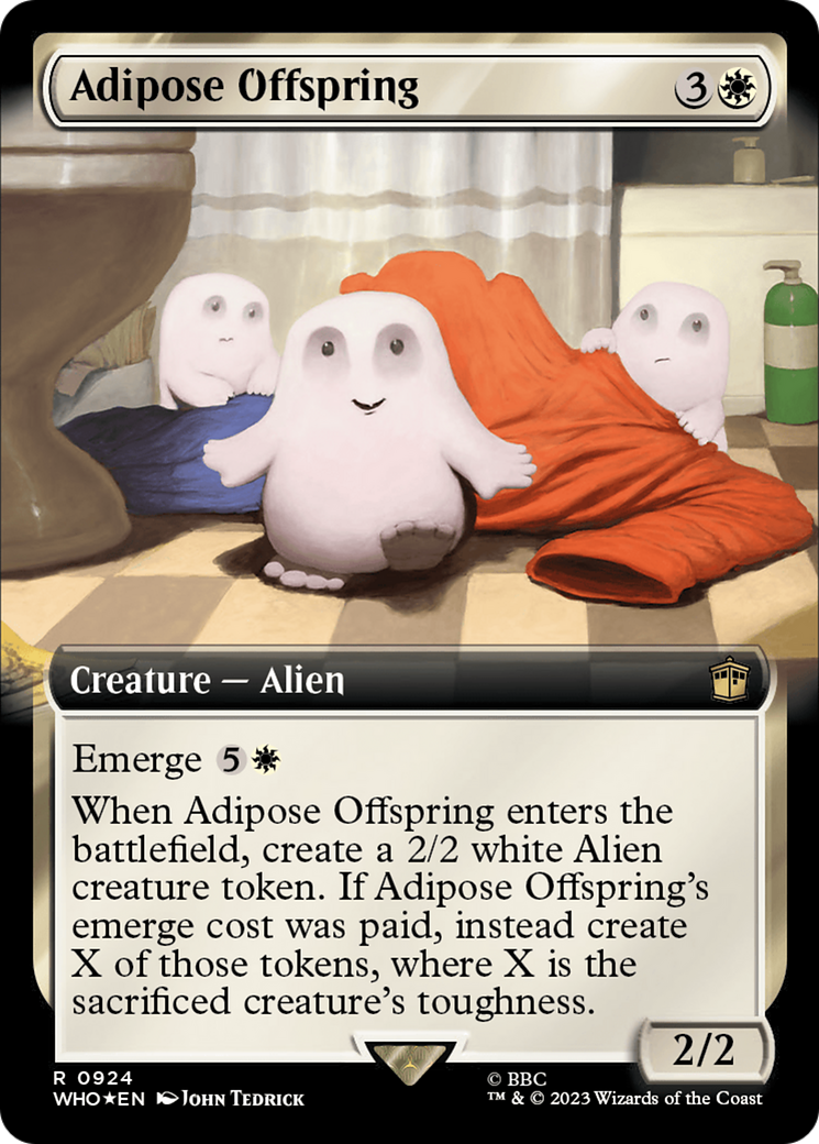 Adipose Offspring (Extended Art) (Surge Foil) [Doctor Who] | Gauntlet Hobbies - Angola