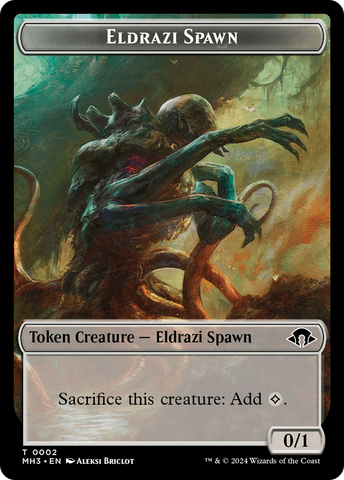 Eldrazi Spawn // Angel Double-Sided Token [Modern Horizons 3 Tokens]