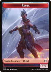 Rebel // Drone Double-Sided Token [Phyrexia: All Will Be One Tokens] | Gauntlet Hobbies - Angola