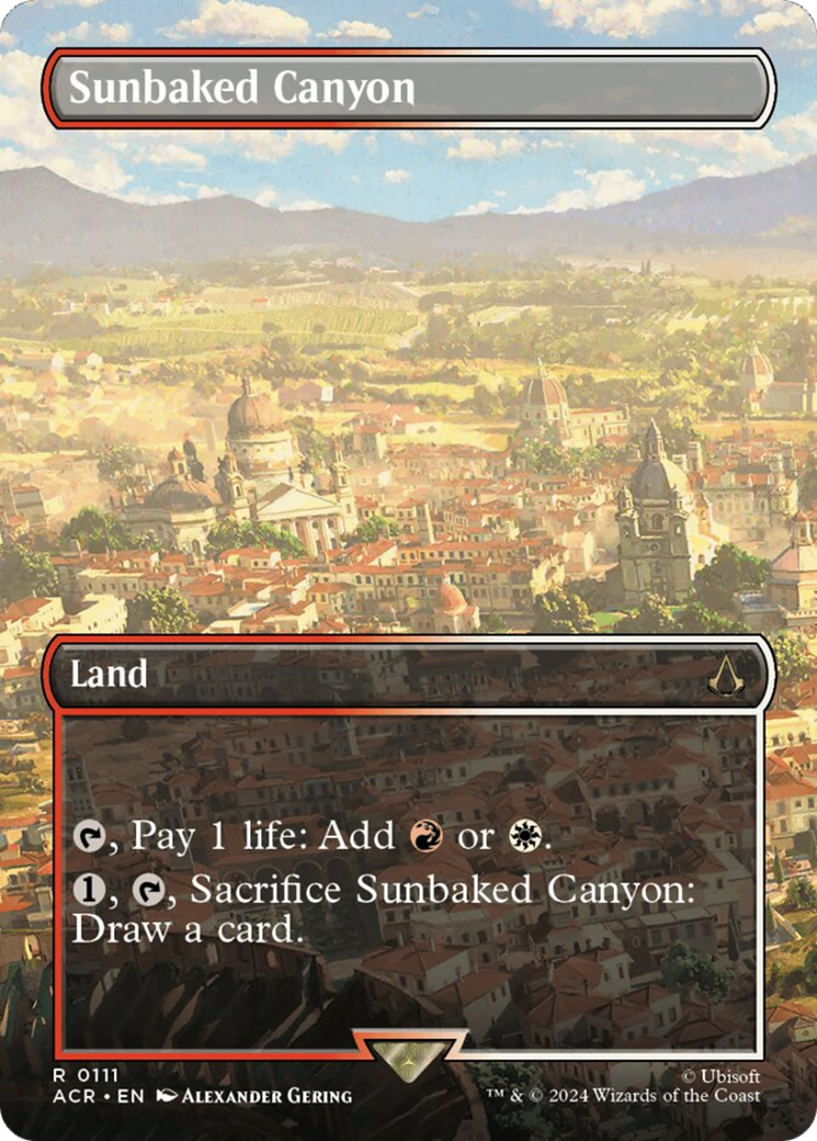 Sunbaked Canyon (Borderless) [Assassin's Creed] | Gauntlet Hobbies - Angola