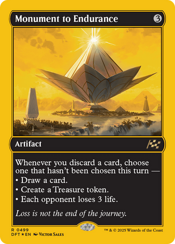 Monument to Endurance (First-Place Foil) [Aetherdrift]