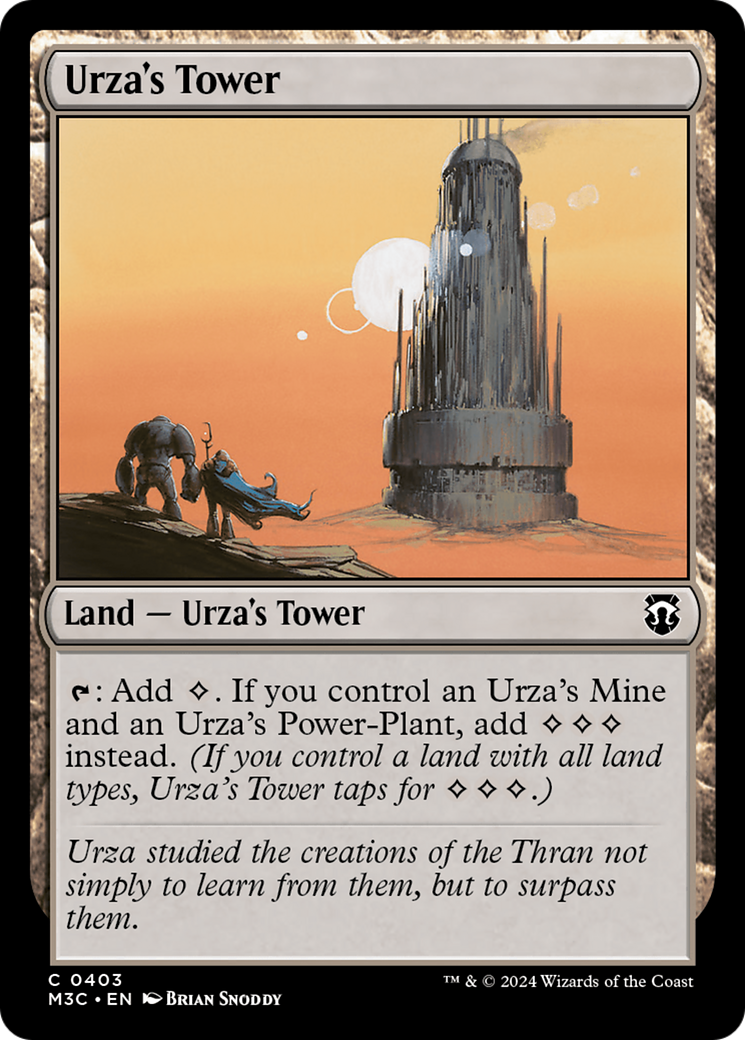 Urza's Tower (Ripple Foil) [Modern Horizons 3 Commander] | Gauntlet Hobbies - Angola
