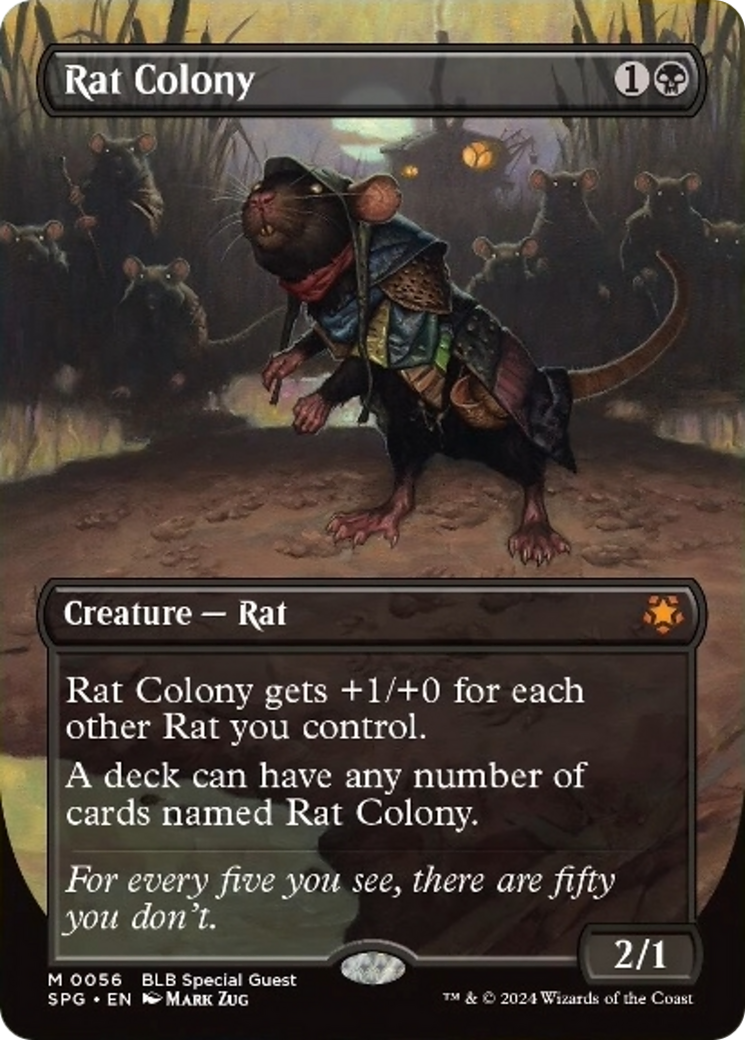 Rat Colony (Borderless) [Bloomburrow Special Guests] | Gauntlet Hobbies - Angola