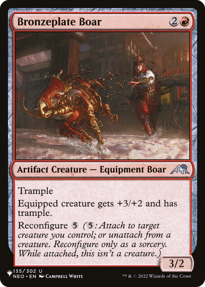 Bronzeplate Boar [The List]