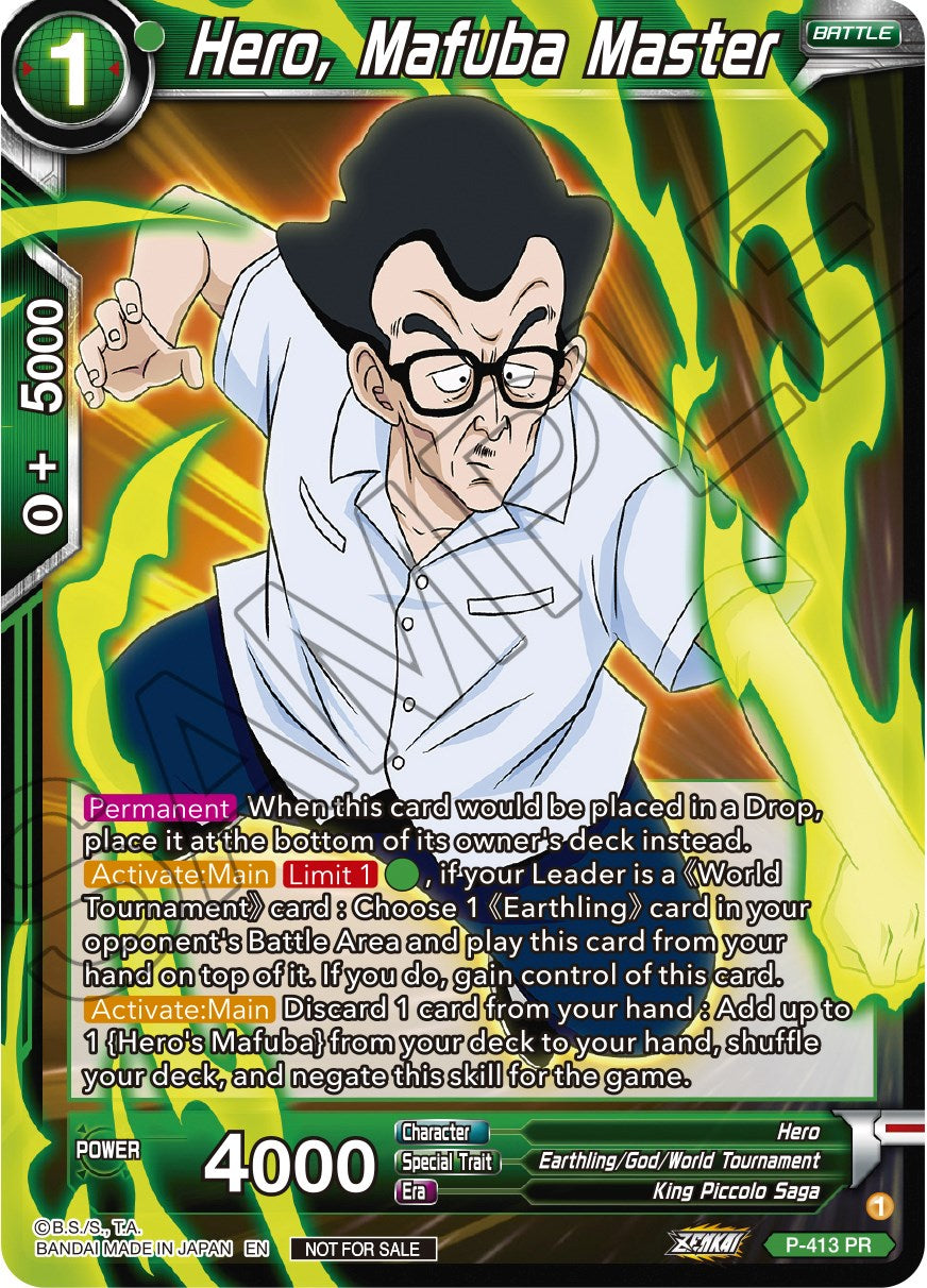 Hero, Mafuba Master (Zenkai Series Tournament Pack Vol.1) (P-413) [Tournament Promotion Cards] | Gauntlet Hobbies - Angola