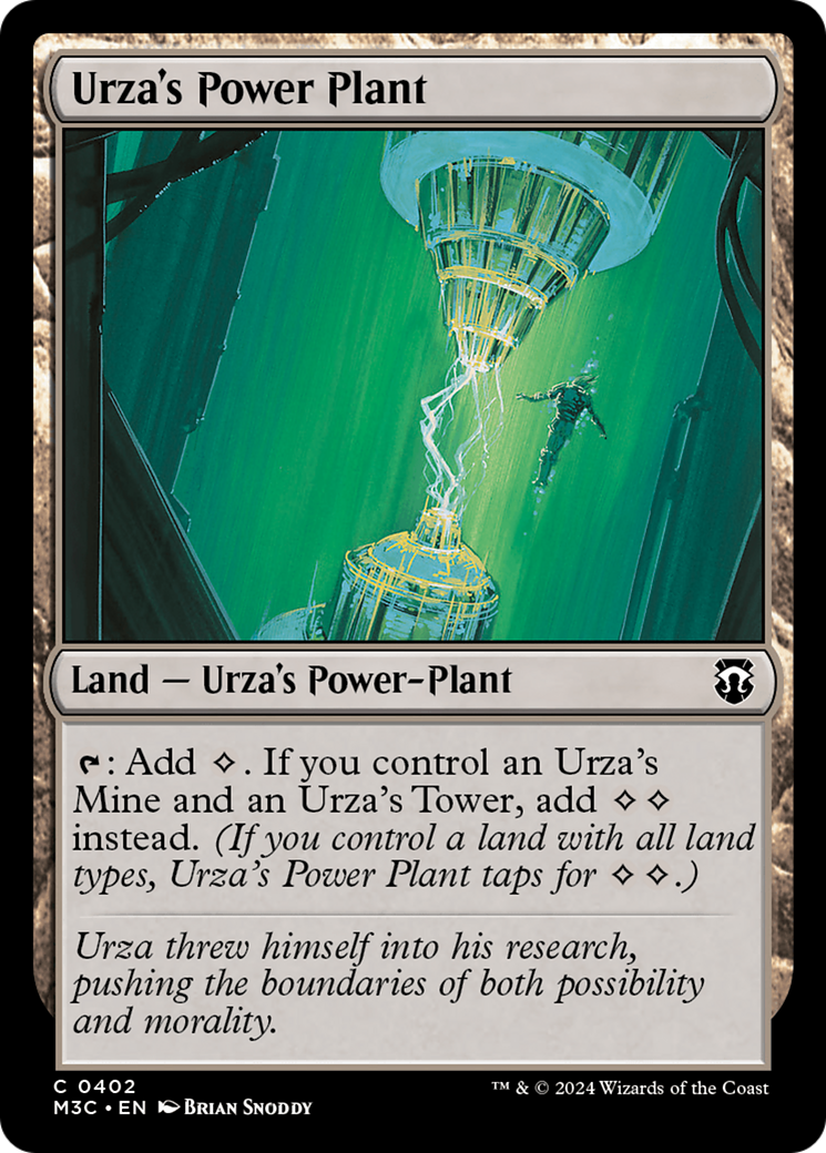Urza's Power Plant (Ripple Foil) [Modern Horizons 3 Commander] | Gauntlet Hobbies - Angola