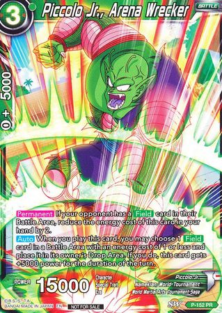 Piccolo Jr., Arena Wrecker (Power Booster: World Martial Arts Tournament) (P-152) [Promotion Cards] | Gauntlet Hobbies - Angola
