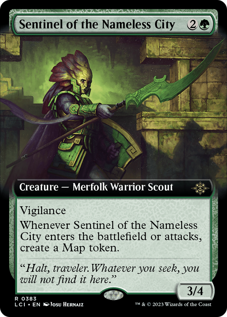 Sentinel of the Nameless City (Extended Art) [The Lost Caverns of Ixalan] | Gauntlet Hobbies - Angola