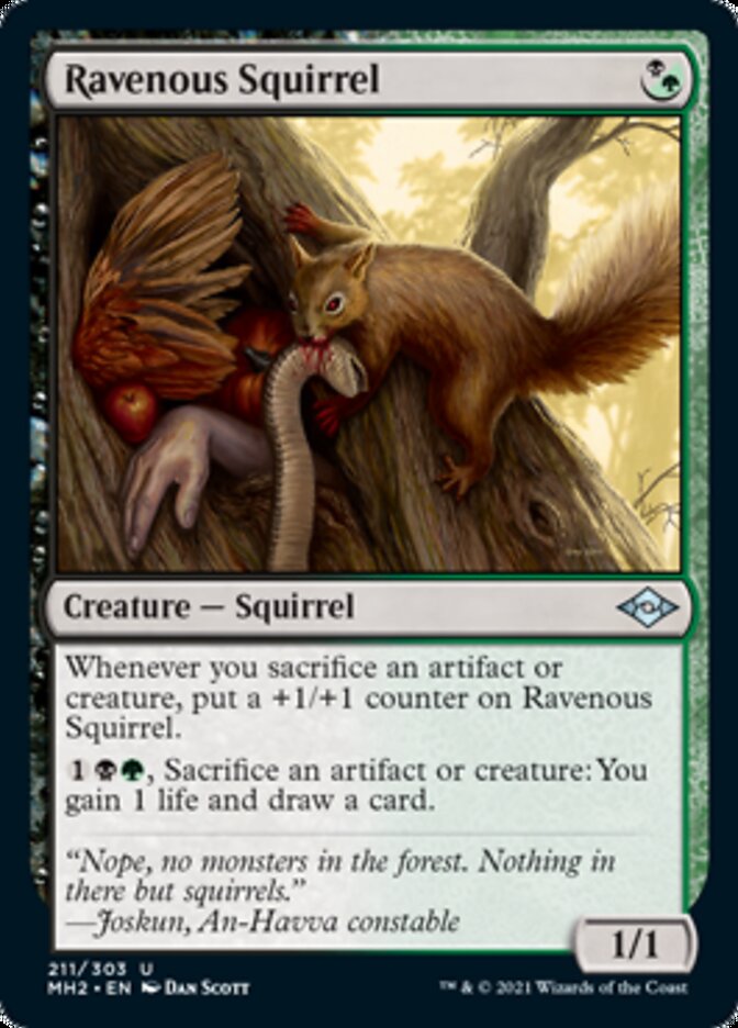 Ravenous Squirrel [Modern Horizons 2] | Gauntlet Hobbies - Angola
