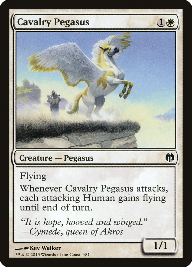 Cavalry Pegasus [Duel Decks: Heroes vs. Monsters] | Gauntlet Hobbies - Angola