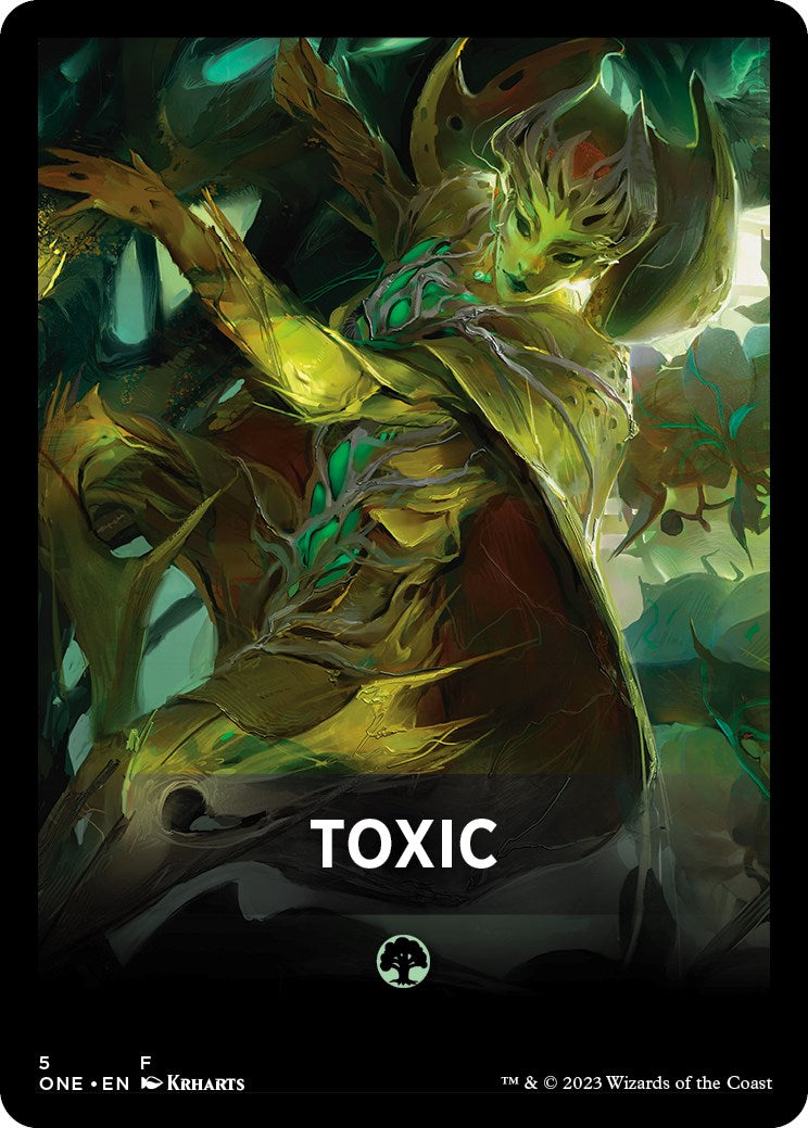 Toxic Theme Card [Phyrexia: All Will Be One Tokens] | Gauntlet Hobbies - Angola