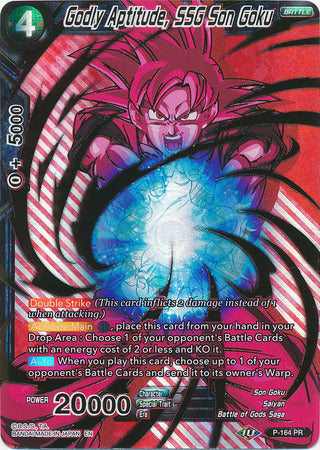 Godly Aptitude, SSG Son Goku (P-164) [Promotion Cards] | Gauntlet Hobbies - Angola