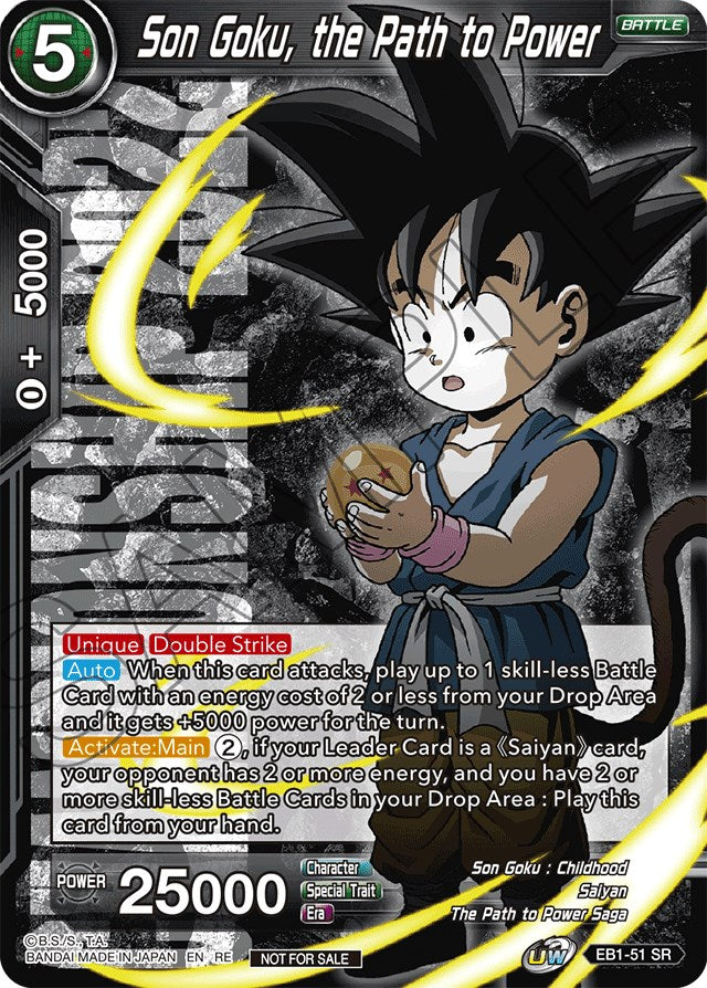 Son Goku, the Path to Power (Championship 2022) (EB1-51) [Promotion Cards] | Gauntlet Hobbies - Angola