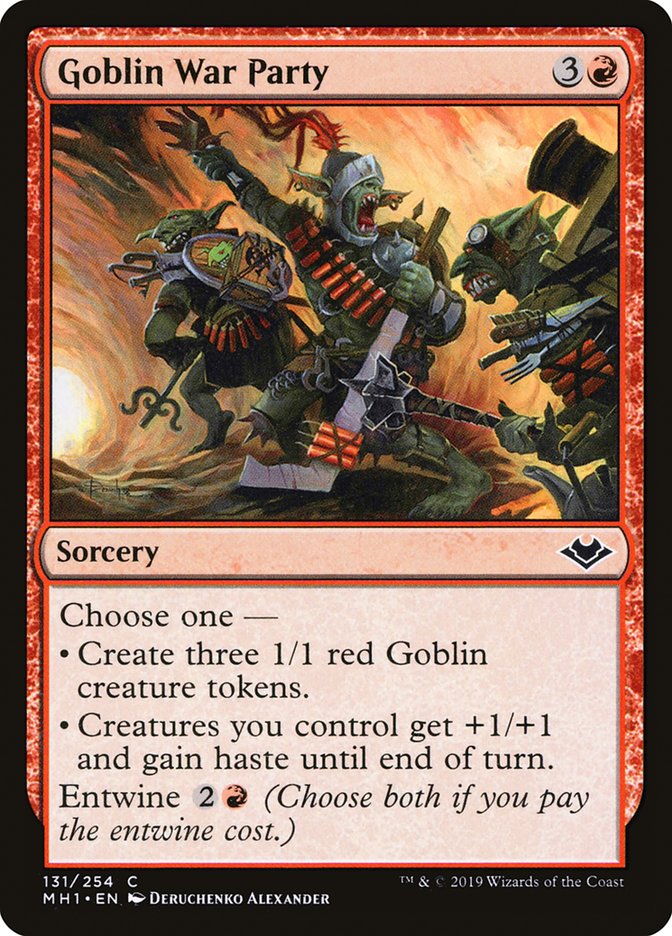 Goblin War Party [Modern Horizons] | Gauntlet Hobbies - Angola