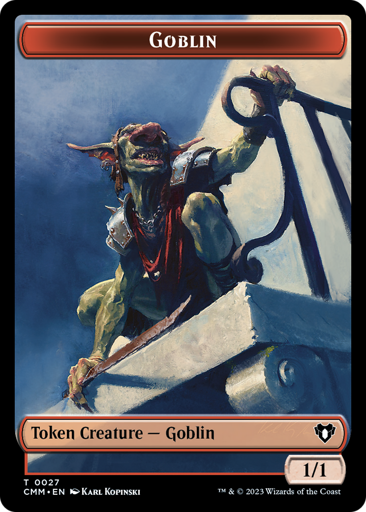 Goblin Token [Commander Masters Tokens] | Gauntlet Hobbies - Angola