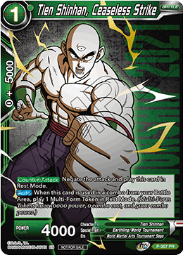 Tien Shinhan, Ceaseless Strike (Gold Stamped) (P-357) [Tournament Promotion Cards] | Gauntlet Hobbies - Angola