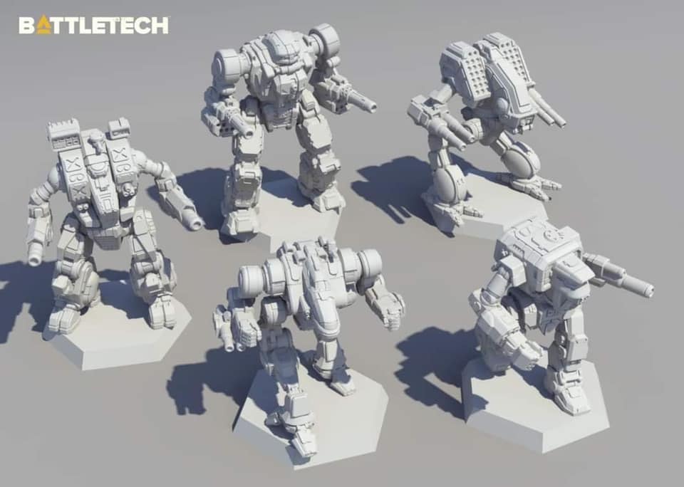 Battletech: Clan Heavy Striker Star Mini Pack | Gauntlet Hobbies - Angola