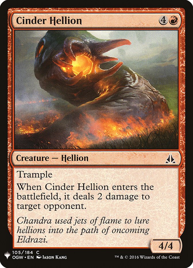 Cinder Hellion [Mystery Booster] | Gauntlet Hobbies - Angola