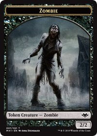 Zombie (007) // Spider (014) Double-Sided Token [Modern Horizons Tokens] | Gauntlet Hobbies - Angola