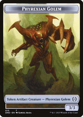 Phyrexian Goblin // Phyrexian Golem Double-Sided Token [Phyrexia: All Will Be One Tokens] | Gauntlet Hobbies - Angola