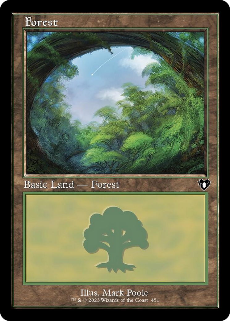 Forest (451) (Retro) [Commander Masters] | Gauntlet Hobbies - Angola
