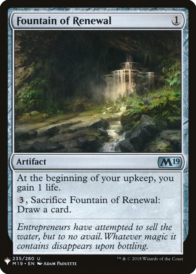 Fountain of Renewal [Mystery Booster] | Gauntlet Hobbies - Angola