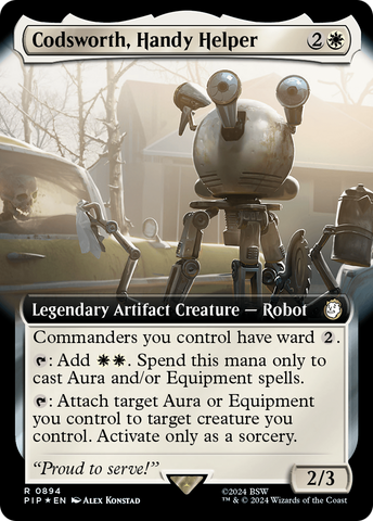 Codsworth, Handy Helper (Extended Art) (Surge Foil) [Fallout]