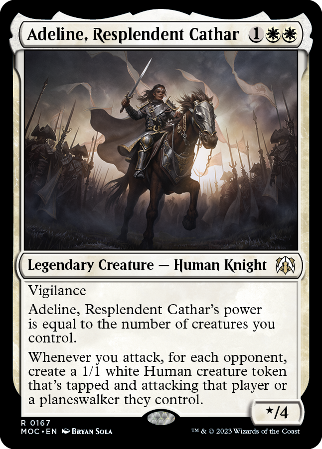 Adeline, Resplendent Cathar [March of the Machine Commander] | Gauntlet Hobbies - Angola