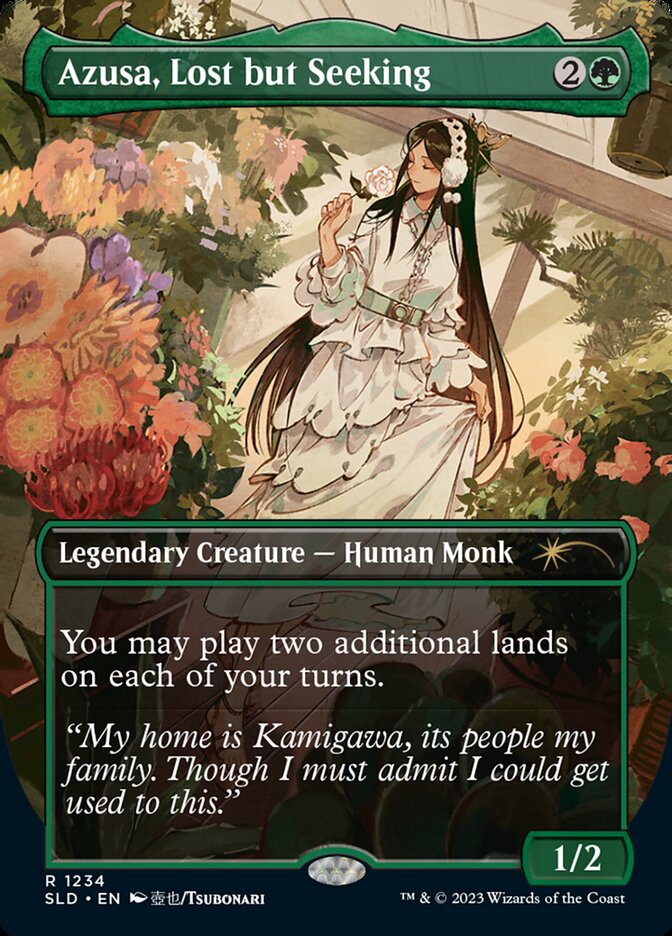 Azusa, Lost but Seeking (Borderless) [Secret Lair Drop Series]