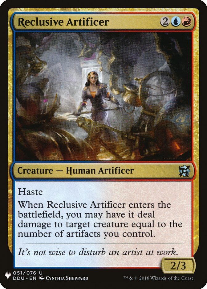 Reclusive Artificer [Mystery Booster] | Gauntlet Hobbies - Angola