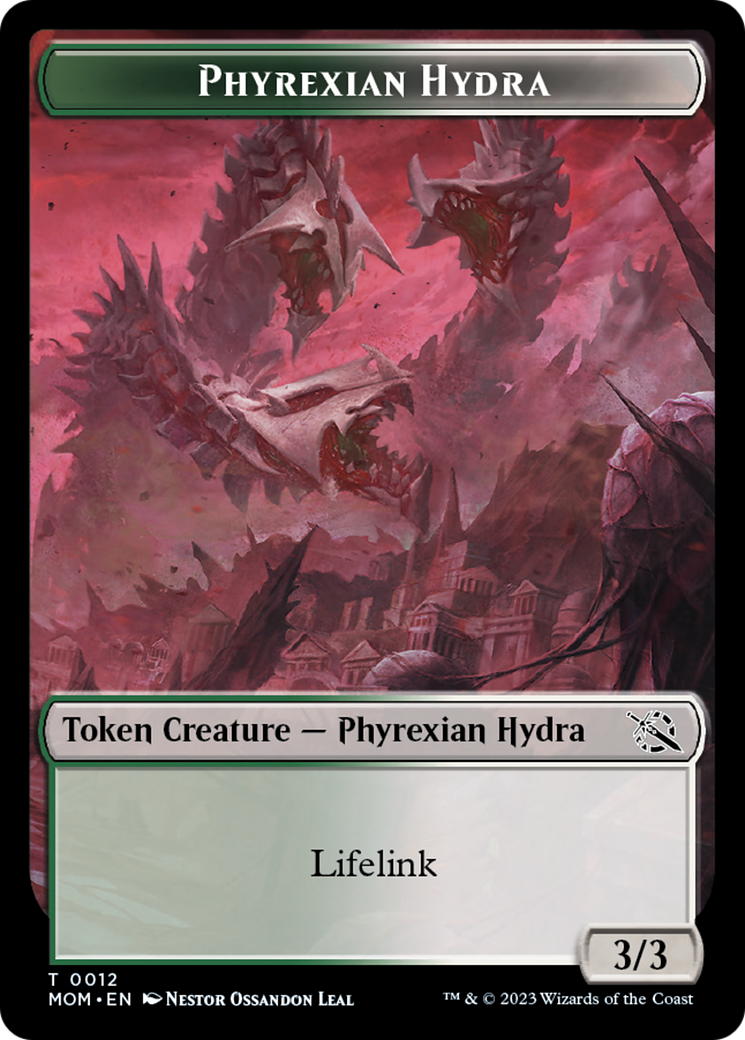 Elemental (2) // Phyrexian Hydra (12) Double-Sided Token [March of the Machine Tokens] | Gauntlet Hobbies - Angola