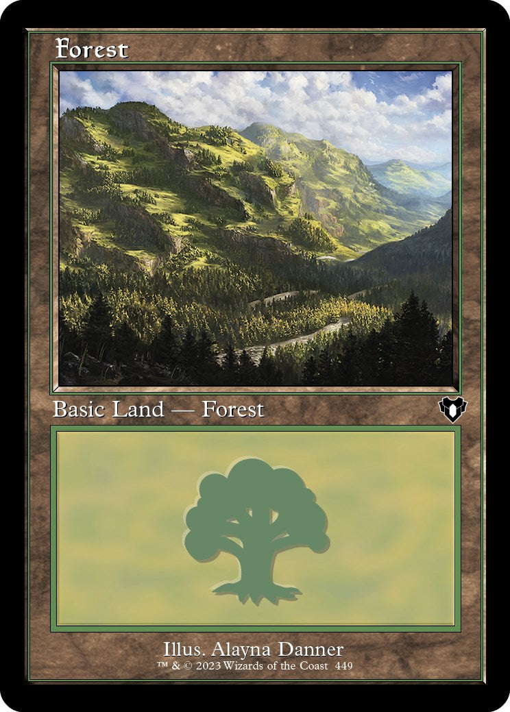 Forest (449) (Retro) [Commander Masters] | Gauntlet Hobbies - Angola