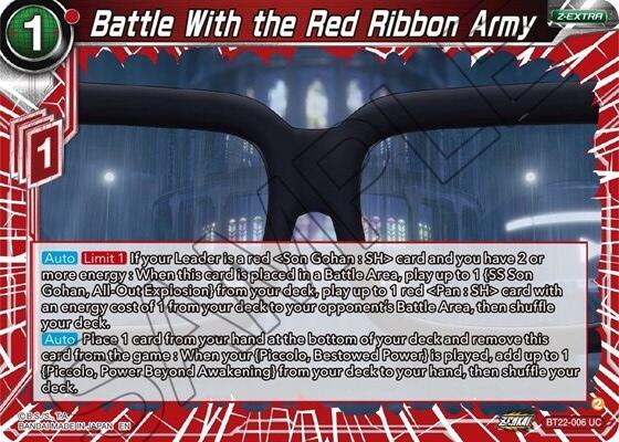Battle With the Red Ribbon Army (BT22-006) [Critical Blow] | Gauntlet Hobbies - Angola