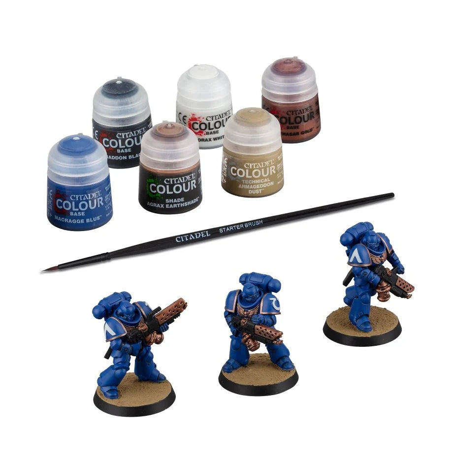 Warhammer 40k: Infernus Marines + Paints