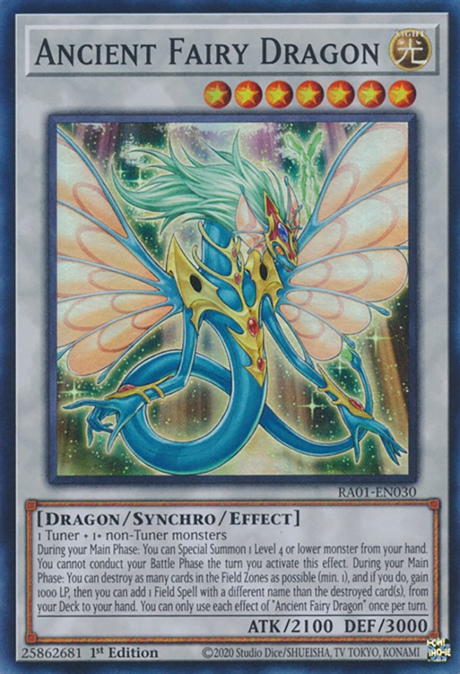 Ancient Fairy Dragon [RA01-EN030] Super Rare | Gauntlet Hobbies - Angola